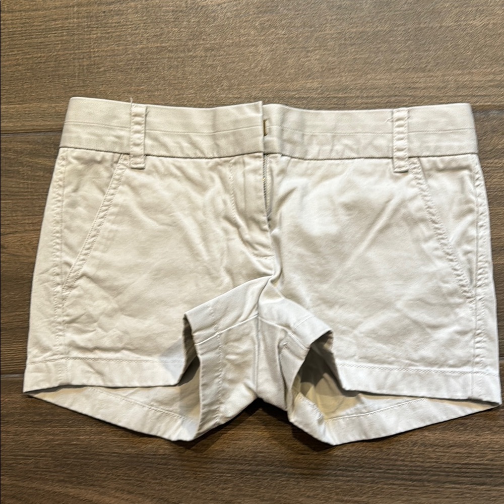J. Crew Taupe Chino Shorts